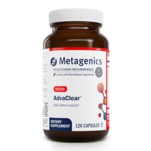 Metagenics AdvaClear suplemento detox cápsulas apoyo desintoxicación hepática