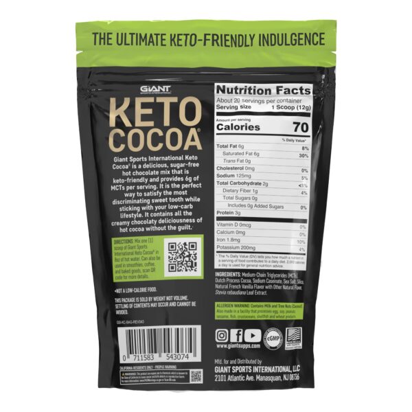 Keto Cacao sin gluten para un estilo de vida saludable