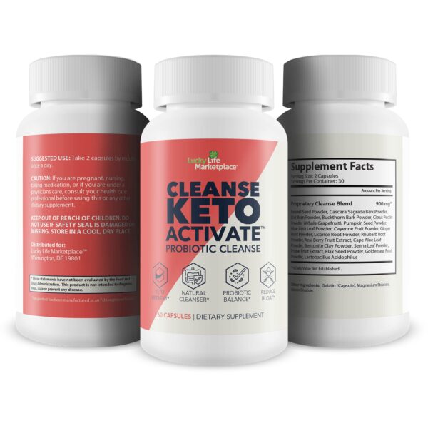 Suplemento limpieza keto para eliminar toxinas y apoyar el colon