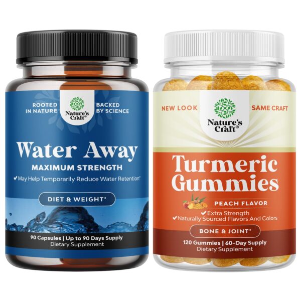 Tabletas diuréticas Water Away apoyo retención líquidos