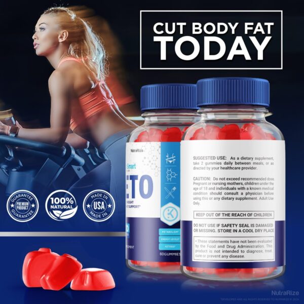 NutraRize HealthSmart suplemento Keto ACV gomitas