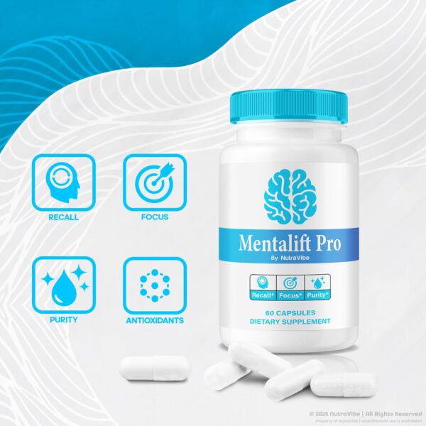 Caja externa de NutraVibe Mentalift Pro Caja externa de NutraVibe Mentalift Pro