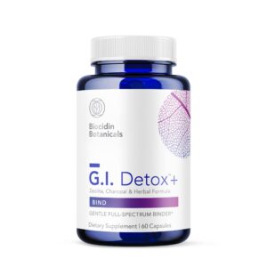 Biocidin G.I. Detox+ cápsulas salud digestiva carbón activado