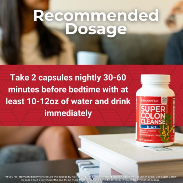 Paquete Health Plus Super Colon Cleanse 60 cápsulas