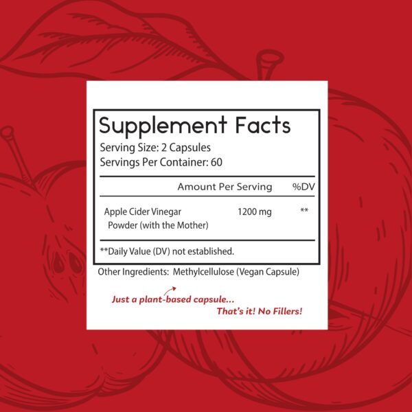 Cápsulas de ACV crudas y sin filtrar