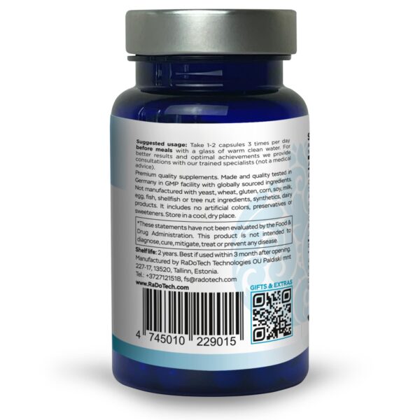 fórmula natural RenActive con ingredientes para desintoxicación de riñones