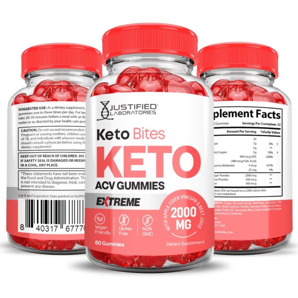 Gomitas Keto Bits Keto ACV presentación individual