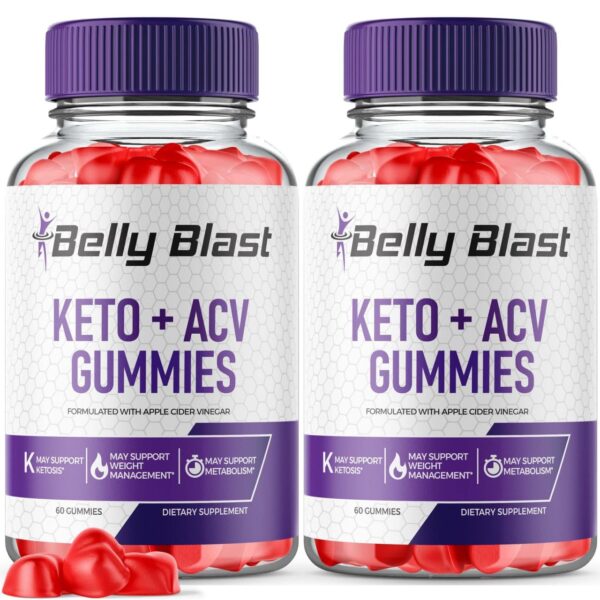 Paquete gomitas Keto ACV para perder peso Belly Blast rize labs
