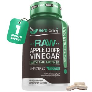 Cápsulas vinagre sidra Herbtonics 1500 mg