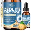 ReviNutra Zeolite Detox gotas líquidas para niños y adultos botella frontal
