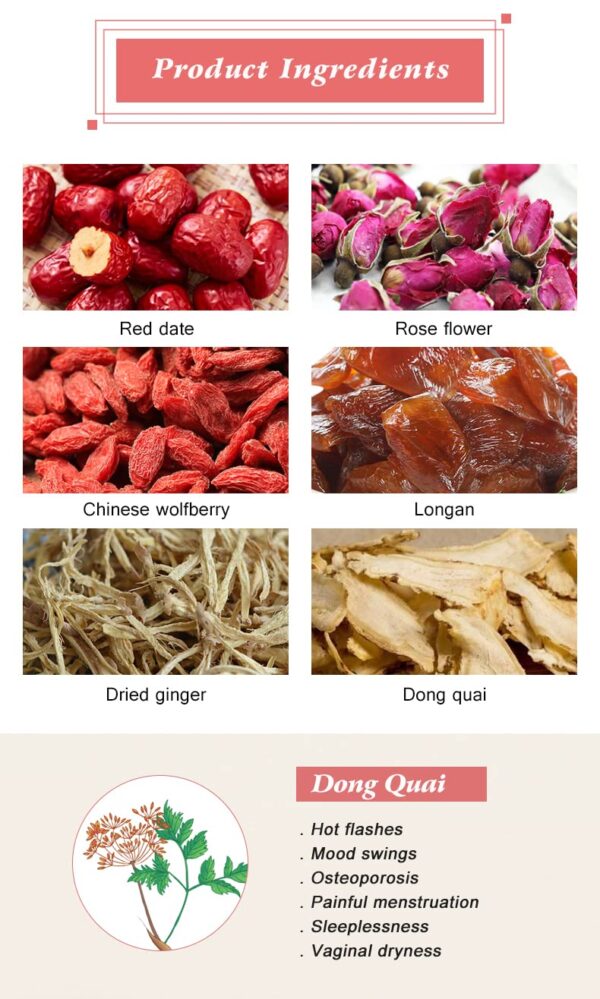 Bolsas transparentes de té Wins Town Womb con hierbas chinas