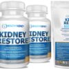 Paquete 3 limpiadores renales naturales Kidney Restore suplemento detox