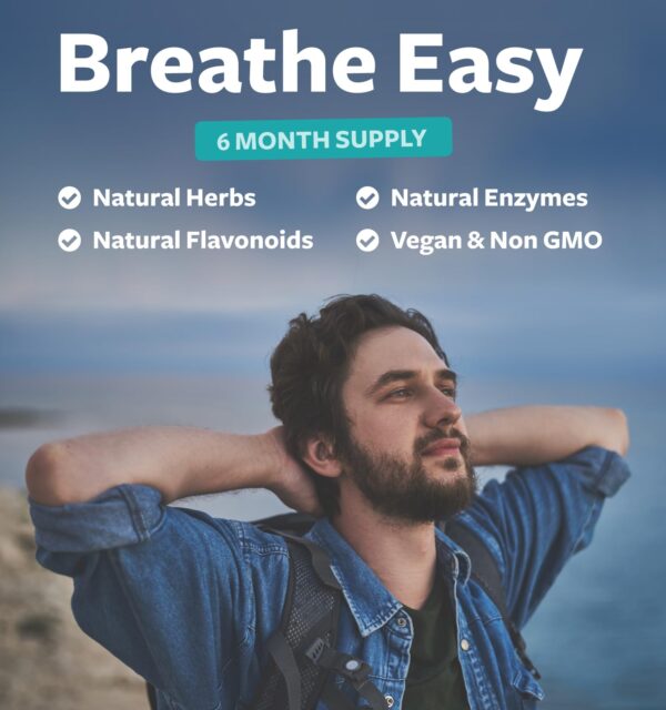 Salud pulmonar mejorada con suplemento natural Healths Harmony