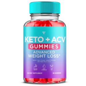 Fyvus Keto ACV Gummies para pérdida de peso 60 gomitas