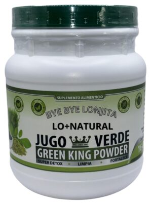 Jugo Verde Green King polvo detox 16oz paquete 1