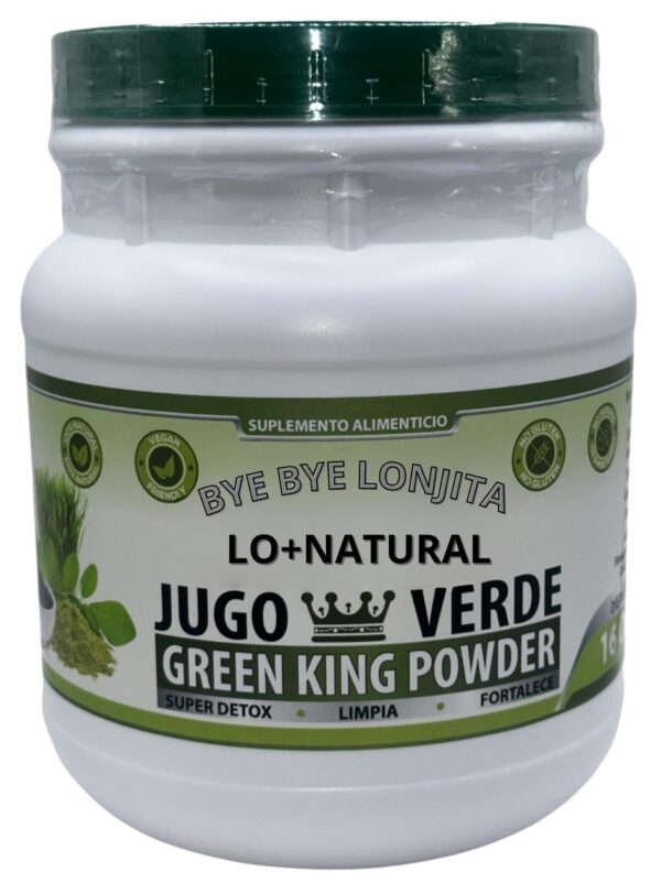Jugo Verde Green King polvo detox 16oz paquete 1