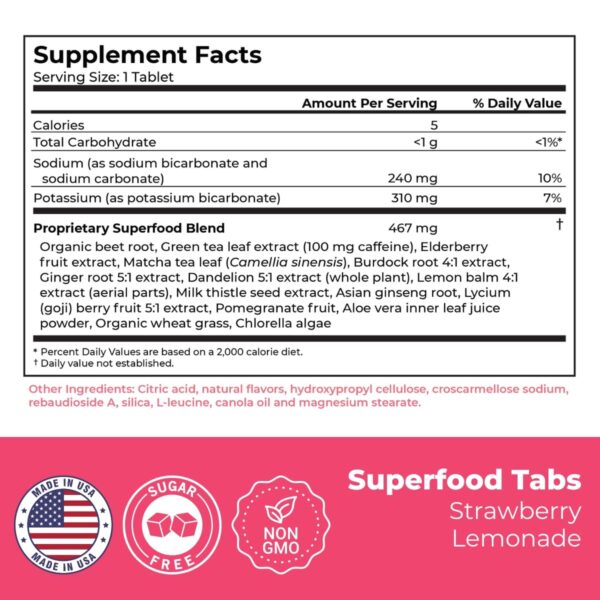 Superfood Tabs apoyo peso saludable vegano