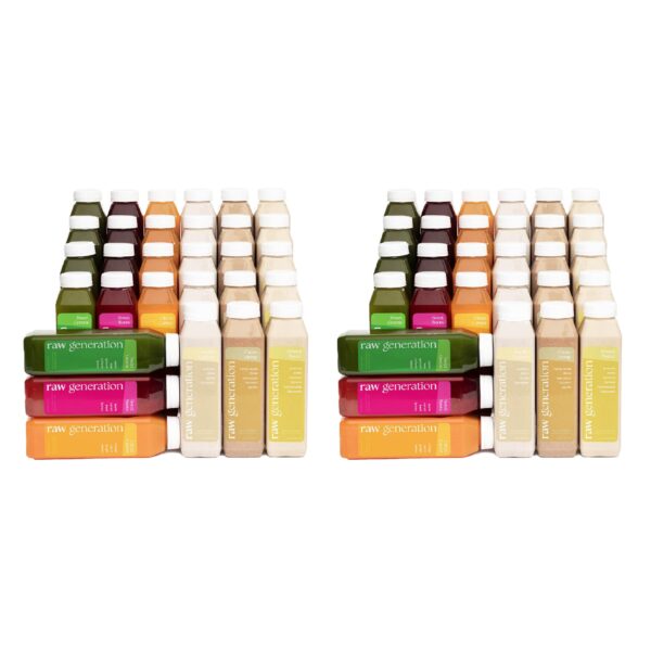 Raw Generation limpieza de jugos proteicos para dos personas 60 botellas