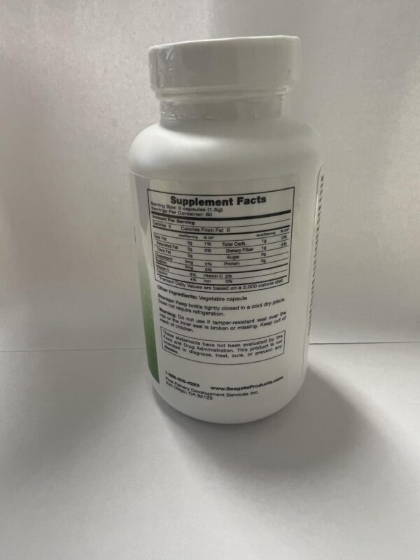 Frasco SEAGATE Nopal Cactus en fondo gris