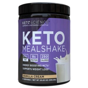 Keto Science batido cetogénico sabor vainilla suplemento nutricional