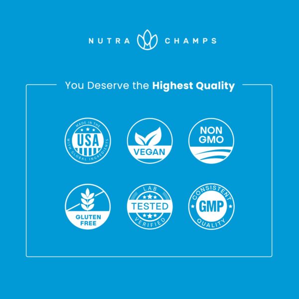 Suplemento 15 en 1 para detox pulmonar NutraChamps 3000 mg extracto