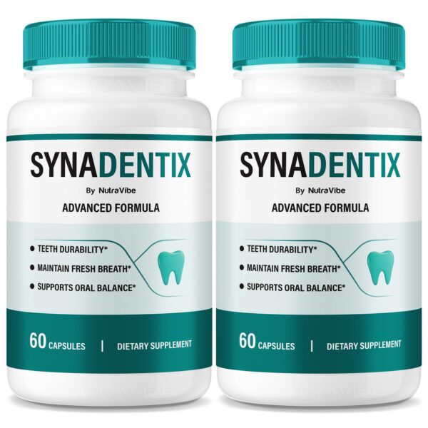 SynaDentix cápsulas frente al envase SynaDentix cápsulas frente al envase