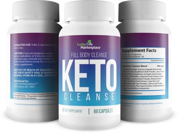 Suplemento detox con probióticos para salud intestinal