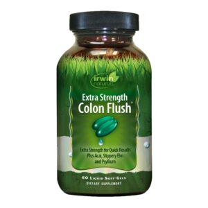 Irwin Naturals Colon Flush fuerza extra 60 cápsulas