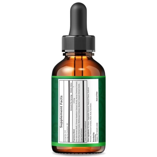 Etiqueta del producto Matcha Burn Drops