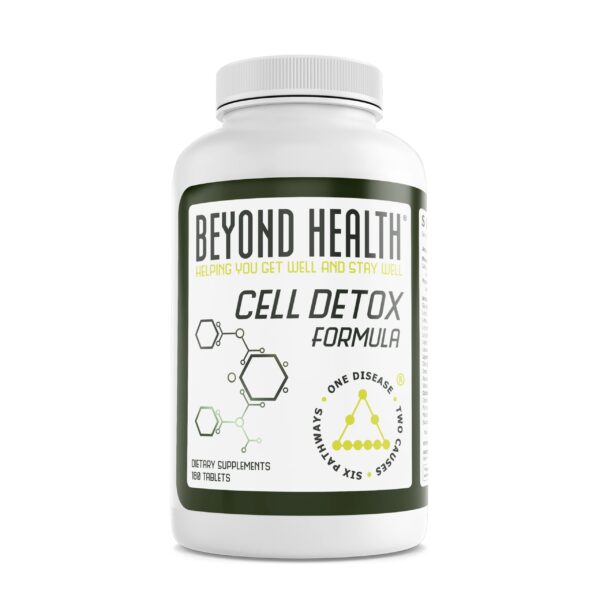 Beyond Health fórmula detox celular 180 tabletas para limpieza