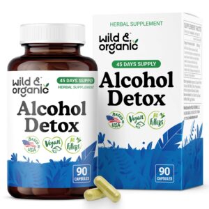 Wild & Organic Cápsulas de Desintoxicación de Alcohol