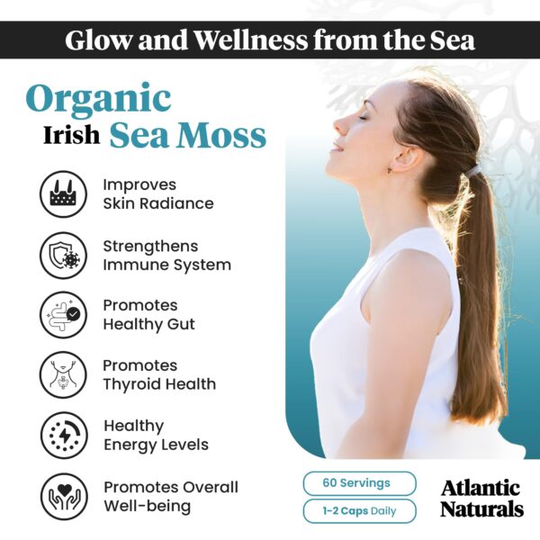 Suplementos naturales musgo marino para piel sana y vitalidad