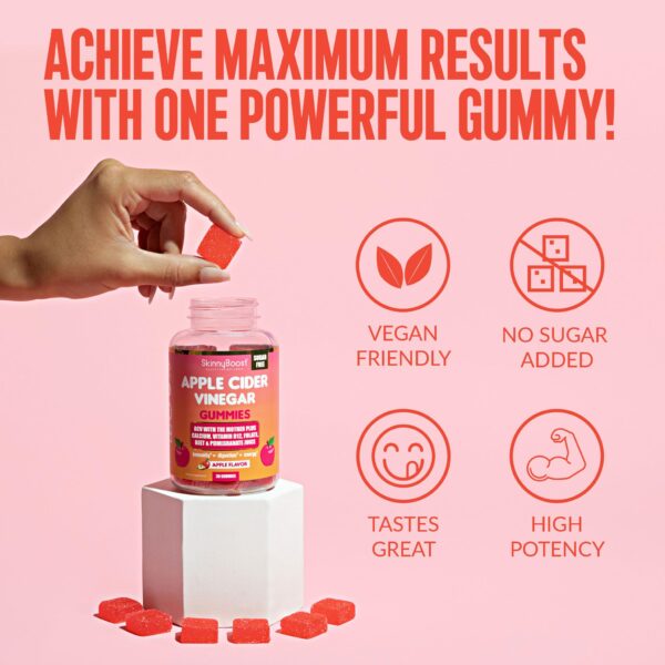 Gomitas naturales SkinnyBoost con vitaminas B y minerales