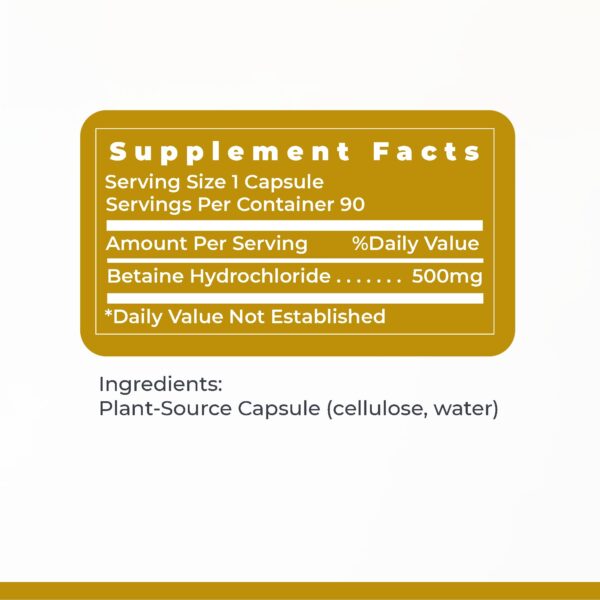 Paquete dos Premier HCL betaína suplementos digestivos