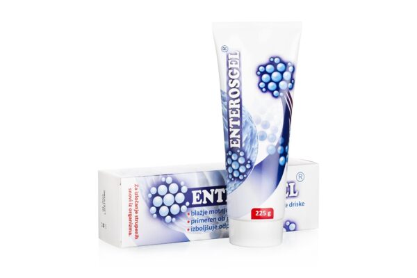 Envase de Enterosgel gel para limpiar intestino de toxinas