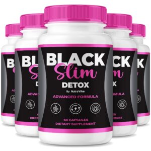NutraVibe BlackSlim Detox cápsulas frontal
