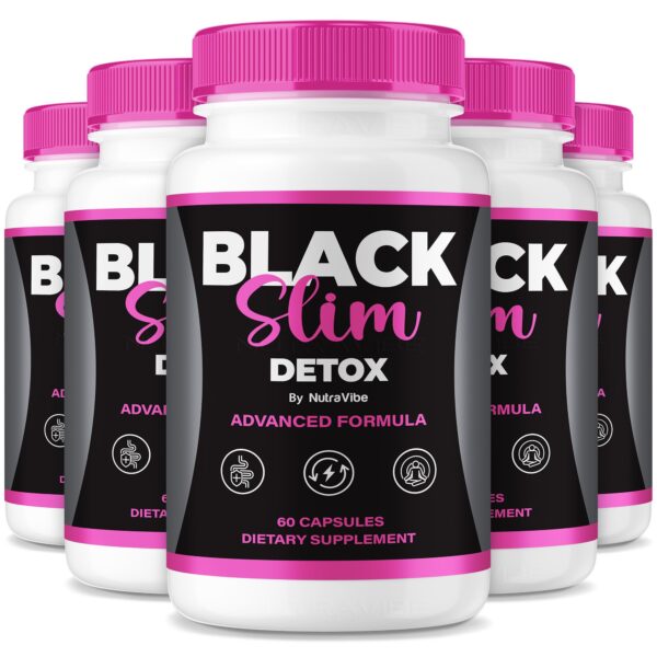 NutraVibe BlackSlim Detox cápsulas frontal