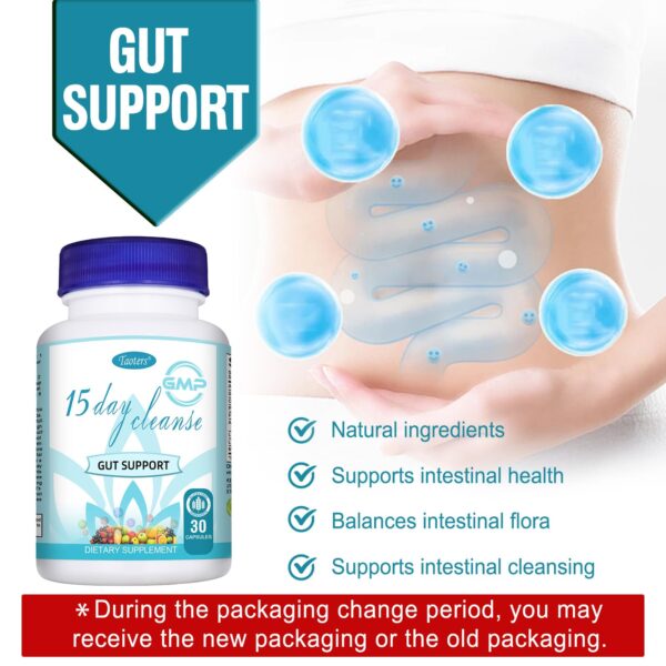 Caja y cápsulas TAOTERS colon detox botella