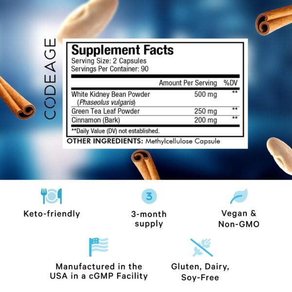 Etiqueta suplemento keto carb Codeage