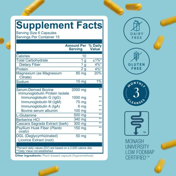 fórmula cápsulas limpieza sistema digestivo Biome