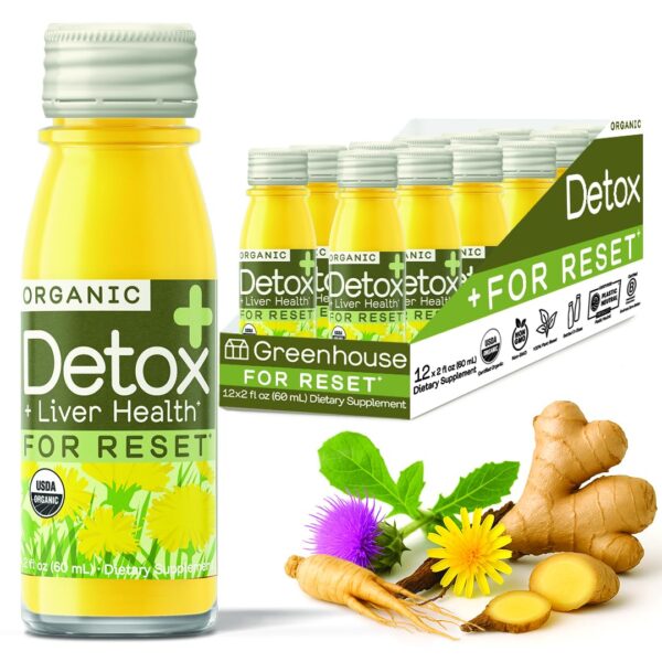Paquete de shots detox Greenhouse Juice