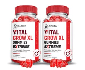 Paquete de gomitas Vital Grow XL Extreme 2000mg Justified Laboratories