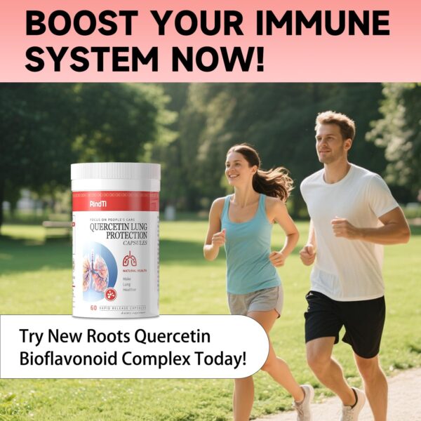 Caja y cápsulas suplemento RindTi para limpieza pulmonar