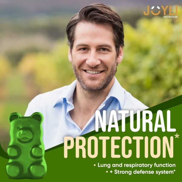 Gomitas veganas para apoyo pulmonar y sistema inmunológico fuerte