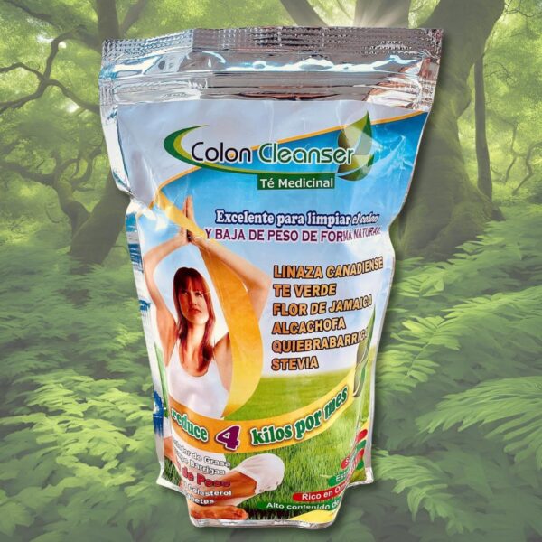 Limpiador colon con té verde Hibisco y linaza Yahve