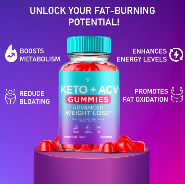 Gomitas vinagre de manzana apoyan metabolismo y pérdida peso