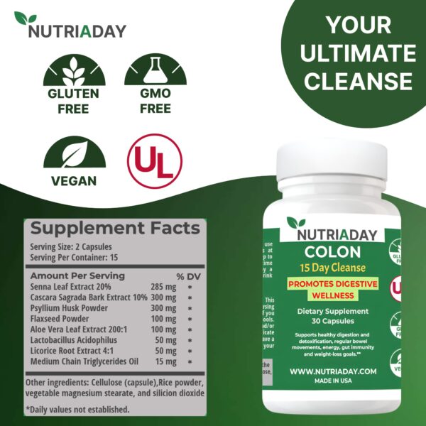 NUTRIADAY detox eliminación toxinas y alivio de hinchazón