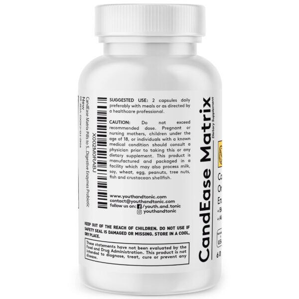 Suplementos limpieza toxinas digestivas CandEase Matrix caja
