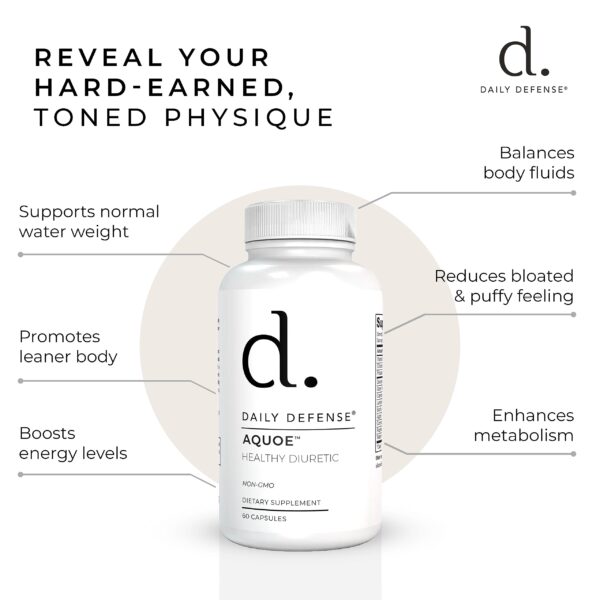 Complemento para eliminar exceso de agua y sentirse más ligero