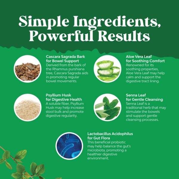 Detox y soporte digestivo con cápsulas laxantes herbales naturales Detox y soporte digestivo con cápsulas laxantes herbales naturales